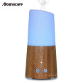 Beautiful Metal Stand Natural USB Bamboo Portable Mini Aroma Diffuser Real Wood Humidifier